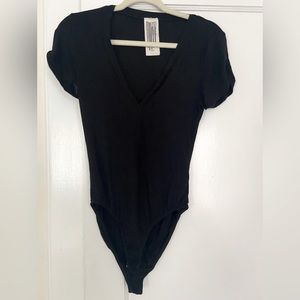 Black Free People bodysuit